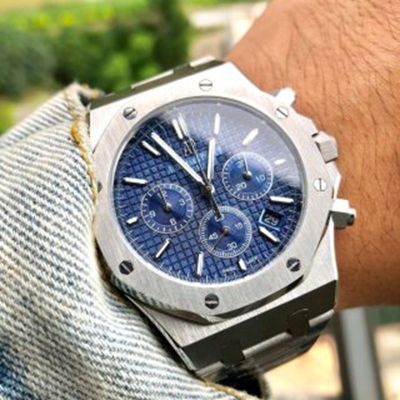 Audemars Piguet Royal Oak  Quartz Movement Blue 41mm Watch
